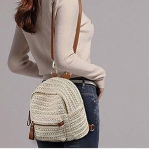 New Handwoven Bohemian Beach Backpack